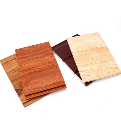 Natural Wood- Polyurethane Foam Sandwich Panel